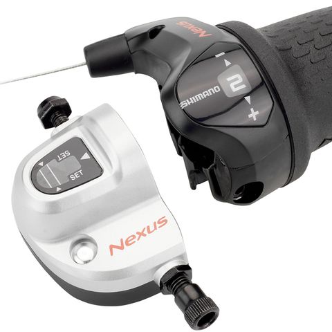 Shimano Shimano Nexus SL-3S42 draaigreep 3-versnellingen rechts lange greep zwart