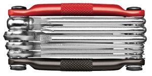 Crankbrothers CRANKBROTHERS M10 Minitool Zwart/Rood