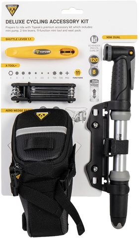 Topeak Topeak Deluxe Cycling Accessory Kit - schwarz - Größe SET