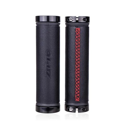 Ztto Ztto AG115 128mm Suni Deri, Kırmızı Dikişli Elcik Siyah
