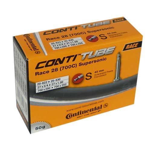 Continental Continental Race 28 Supersonic SV Schlauch - 42 mm - black - Größe 20-25/622-630