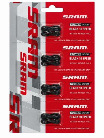 Sram SRAM PowerLock Kettenschloss 10-fach schwarz