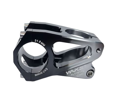 Wake Wake Gidon Boğazı CNC Alüminyum 31.8mm 50mm Siyah Titanyum