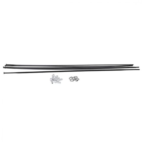 DT Swiss DTSwiss DT Swiss Speichenkit für PR 1600 SPLINE 23/32 mm schwarz - präziser Laufradservice