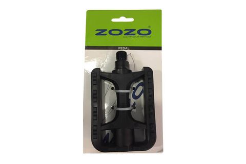 Zozo Zozo FP-804 Plastik Bisiklet Pedalı Bilyalı siyah 9/16 Standart