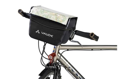 Vaude Vaude Aqua Deluxe Box Bisiklet Gidon Çantası Su Geçirmez Siyah