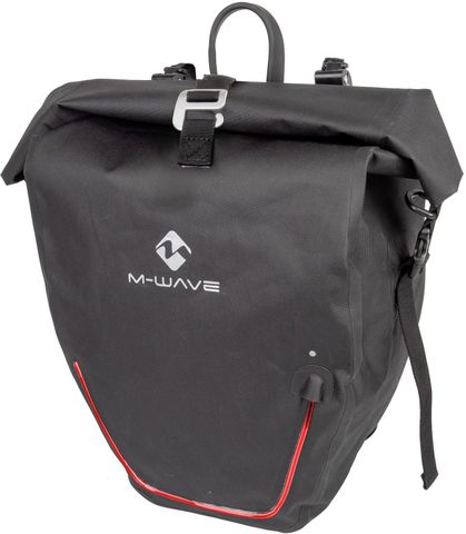 M-wave M-Wave Downtown RideBag Evident Gepäckträgertasche - schwarz - Größe 23 L