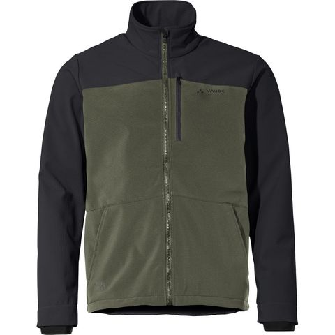 VAUDE VAUDE Mens Virt Softshell Jacket II black khaki