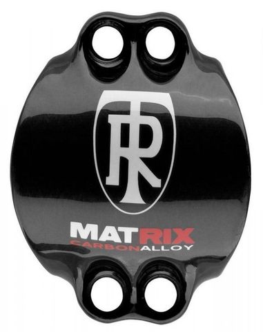 Ritchey Ritchey WCS 4Axis Vorbaulenkerkappe, 31,8 mm, Wet Black, Ersatz-Frontplatte für 4-Schrauben-Klemmung, passend für 1 1/8"-Gabelschäfte, ideal für Carbonlenker
