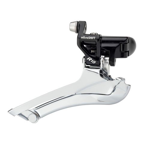 microSHIFT microSHIFT R10 Road Umwerfer Clamp Type 2x10 speed - Silver/Black