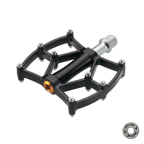 Epic-bike-parts Epic Spider Alüminyum Rulmanlı Bisiklet Pedalı Siyah