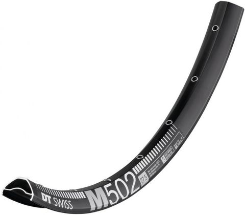 DT Swiss DTSwiss DT Swiss Felge M 502 27,5" 28 Loch Schwarz - robuste Trail- und Enduro-Felge