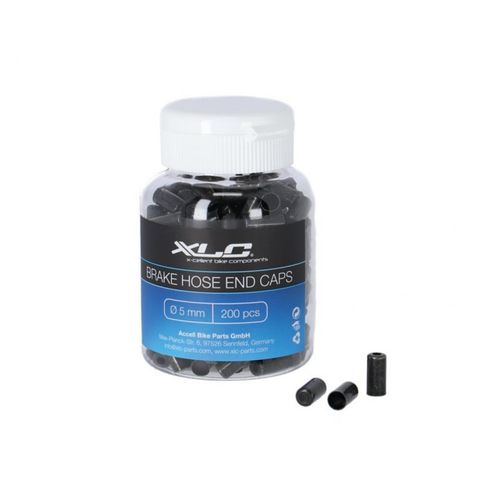 XLC XLC Endkappen f. Bremsaussenhülle BR-X10 schwarz, innen Ø5,0mm 200 St. in Flasche