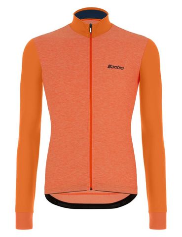 Santini Santini Colore Puro Erkek Termal Kışlık Bisiklet Forması 2W216075RCOLORPUR0 - SİYAH / XS
