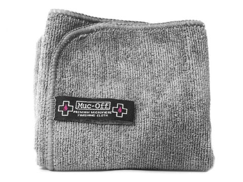 Muc Off MucOff Muc Off Premium Microfibre Polishing Cloth - Mikrofaser Poliertuch Grau