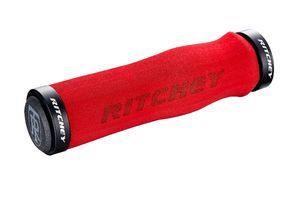 Ritchey RITCHEY WCS Ergo Trugrip Lock-On Grip Handvatten 129/33.0mm Rood