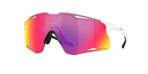 Oakley OAKLEY Cybr Lightning Sport Zonnebril Wit met Prizm Road Lens