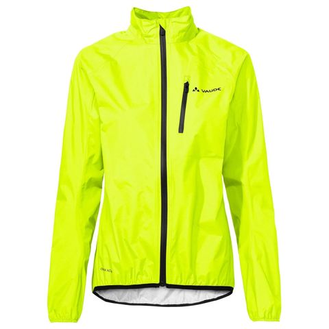 VAUDE VAUDE WOMEN'S DROP JACKET III regenjack dames 36 neon yellow uni