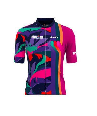 Santini Santini X Ironman Kona Unisex Triathlon Bisiklet Forması 3I94075CKONA - RENKLİ / M