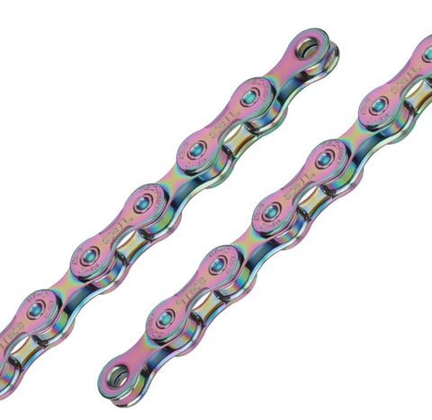 Tec-chain TEC Starry CT-8 7/8li 116L Bisiklet Zinciri + Powerlink Sakura Pink