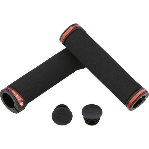 Crankbrothers crankbrothers Cobalt Lock On Lenkergriffe schwarz rot 130 mm