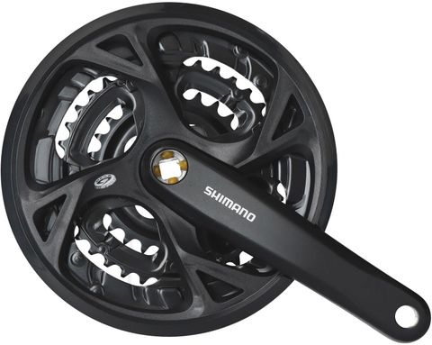 Shimano Shimano FC-M371 170mm 48-36-26T 9V 3lü Aynakol Kapaklı Siyah*
