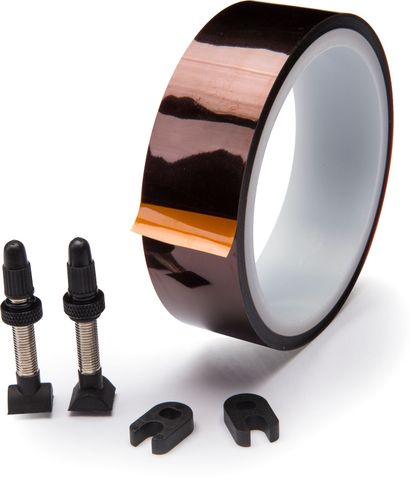 Race Face Race Face MTN Tubeless Kit Valve X2 /Tape - black - Größe 10m x 37mm