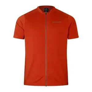 Endura ENDURA Loop Zipped MTB Fietsshirt Korte Mouwen Rood Heren