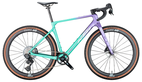 Ktm KTM Gravelator Prime - 28 Zoll - Diamant - 2026 - Smaragd/Violet/White/Magenta - Größe L / 57 CM