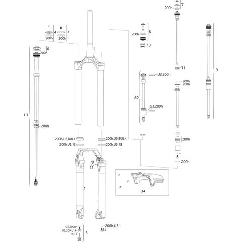 RockShox RockShox Ersatzteile ZEB A1 2020 2021 10