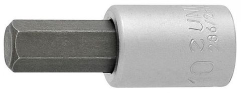 Unior Unior Ersatzaufsätze 236-2HX Schraubendreher-Einsatz für Innenseachkantschrauben - 3-8Zoll 6mm - 8 - Schraubendrehereinsatz
