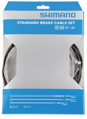 Shimano Shimano MTB Bremszugset Y80098022 - Stahl, 2200 mm schwarz