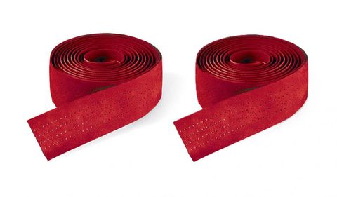 Selle Italia SELLEITALIA Selle Italia SMOOTAPE Classica red leather - elegantes Lenkerband aus rotem Echtleder mit klassischer Optik, hervorragender Griffigkeit & vibrationsdämpfendem Komfort für Rennräder