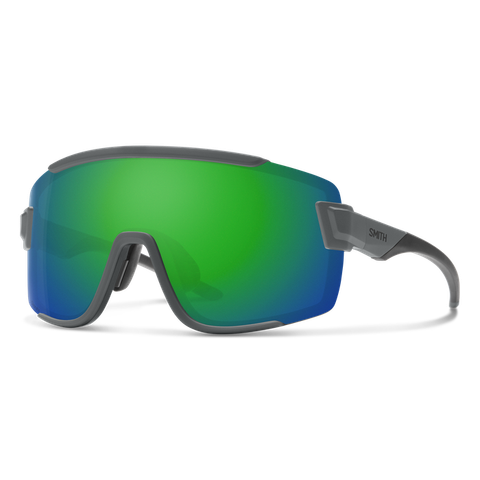 Smith Smith Wildcat Gözlük - Matte Cement (Green Mirror + Clear Lens)