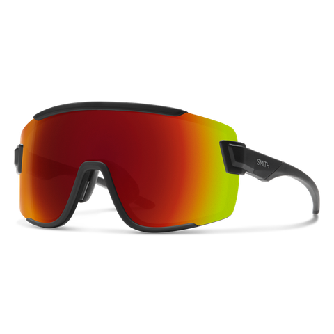 Smith Smith Wildcat Gözlük - Matte Black (Red Mirror + Clear Lens)
