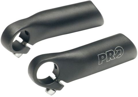 PRO PRO Alloy Anatomic Bar Ends Lenkerhörnchen - schwarz - Größe 80 MM