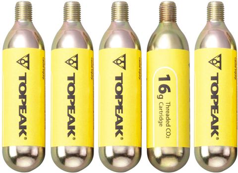 Topeak Topeak CO2-Kartuschen 16g - Gewinde 5er Set - Gelb - Größe 5er Set