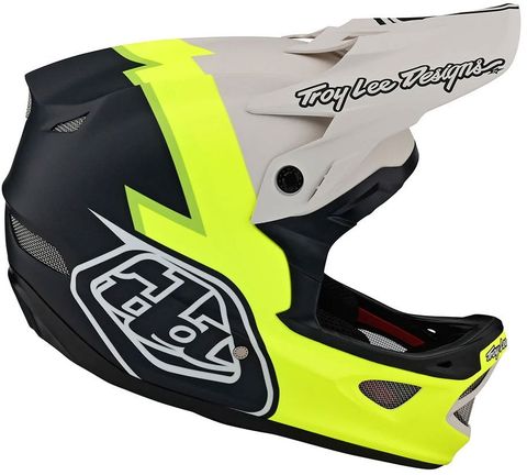 Troy-lee-design Troy Lee Designs D3 Fiberlite Fullface Kask - Sarı/Siyah