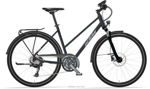 Ktm KTM Life 1964 - 28 Zoll - Trapez - 2027 - black matt - Größe 43 CM