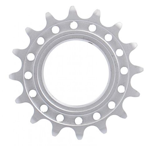 XLC XLC Single Speed Ritzel 1/8",16 Zähne mit Gewinde matt verchromt