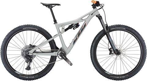 Ktm KTM Prowler 1964 - 28 Zoll - Fully - ultimate grey matt (black+orange+aqua) - Größe XL / 53 CM