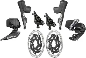 Sram SRAM Red eTap AXS D1 HRD Upgrade Groepset 12 Speed Zwart