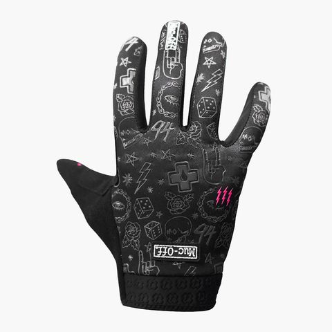Muc Off Muc-Off Rider Grey Punk Uzun Parmak Eldiven - SİYAH / L