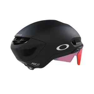 Oakley OAKLEY ARO7 MIPS Race Fietshelm Mat Zwart/Rood S (52-56cm)