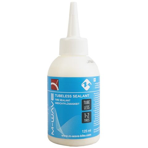 M-Wave MWave M-WAVE Tubeless Sealant Abdichtflüssigkeit 125 ml Marke M-WAVE, kontaktfreies Dichtmittel für schlauchlose Fahrrad-Reifen