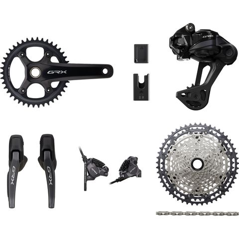 Shimano Shimano GRX Di2 RX827 Gruppe 1x12 / 42 schwarz 170,0 mm 10-51