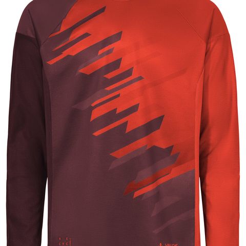 VAUDE VAUDE Heren Moab LS T-Shirt VI glowing red/black S