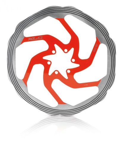 XLC XLC Bremsscheibe BR-X58 Ø180/1,8mm silber/rot CNC Reibring, 162g