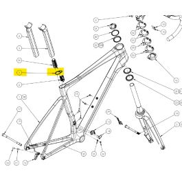 PRO Bianchi Specialissima Comp/Pro/RC Sele Kelepçesi Plastik Koruyucu C7305201