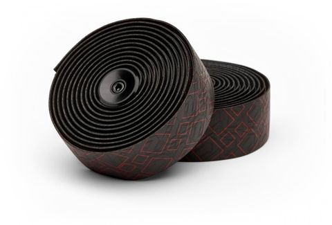 PRO PRO Lenkerband Peaked Team, PU, 2.5mm, Einheitsgröße Schwarz-Rot - leichter Komfortgriff